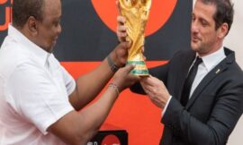 President Kenyatta receives 2022 FIFA World Cup trophy in Kenya