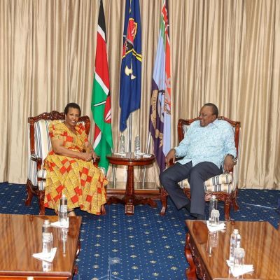 Read more about the article Uhuru roots for Kenya, Barbados ties in talks with President Mason