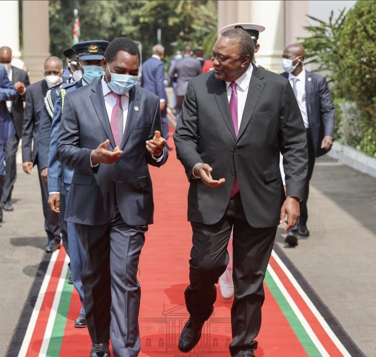 Read more about the article Zambian President Chilema on a State visit to Kenya