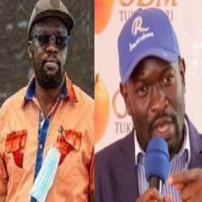 Read more about the article Edwin Sifuna and Robert Alai fight infront of Raila at Azimio rally