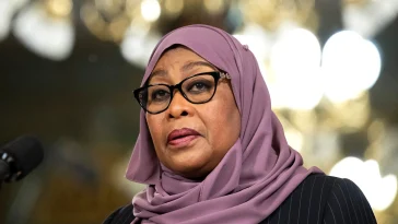 Tanzanian President Samia Suluhu